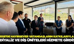 Ege'de yeni diyaliz ve diş üniteleri hizmete girdi!