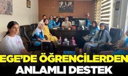 Ege'de Yaz Kur’an Kursu öğrencilerinden anlamlı destek
