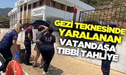 Ege'de yaralanan vatandaşa tıbbi tahliye!