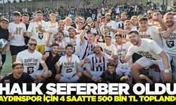Aydınspor için halk seferber oldu: 4 saatte 500 TL