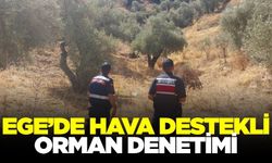 Ege'de hava destekli orman denetimi!