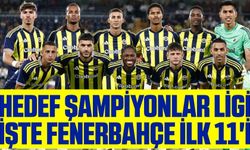 Fenerbahçe, Feyenoord maçı ilk 11'i