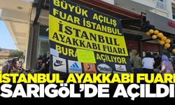 Sarıgöl'de İstanbul Ayakkabı Fuarı açıldı