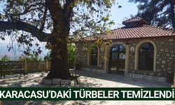 Karacasu'daki türbelere bakım ve onarım çalışması yapıldı