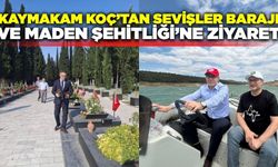 Kaymakam Koç, balıkçılarla buluştu ve şehit madencileri andı