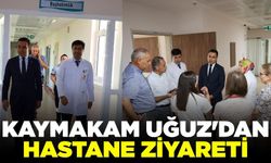 Kaymakamı Uğuz, hastaları ziyaret etti!