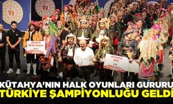Kütahya Halk Eğitimi Merkezi Halk Oyunları ekibinden üstün başarı