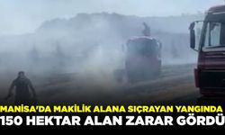 Manisa'da fabrika yangını söndürüldü: 150 hektar alan kül oldu!