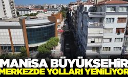 Manisa Büyükşehir, merkezdeki yol çalışmalarını hız kesmeden sürdürüyor