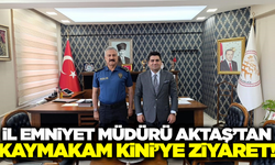 Manisa Emniyet Müdürü Aktaş'tan Ahmetli Kaymakamı Kini'ye Ziyaret