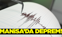 Manisa'da 4 büyüklüğünde deprem!