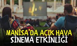 Manisa'da belediyeden açık hava sinema etkinliği