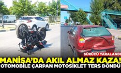 Manisa'da akıl almaz kaza!