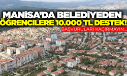 Manisa'da belediyeden öğrencilere eğitim desteği!