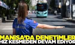 Manisa'da toplu taşıma denetimleri devam ediyor