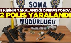 Soma'da emniyet güçlerinin yaptığı operasyonda 5 kişi tutuklandı