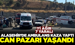 Manisa'da Feci Kaza: Ambulansın da Karıştığı Zincirleme Kazada 7 Yaralı