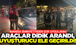 Manisa'da geniş kapsamlı asayiş denetimi: 500'e yakın kişi sorgulandı
