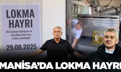 Manisa'da Mourinho ve Solskjaer'in gidişi sonrası lokma hayrı