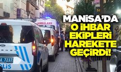 Manisa'da Evde Kendini Yaralayan Kişi Hastaneye Kaldırıldı
