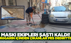 Manisa'da Tıkanan Rögarın İçinden Çıkanlar Şoke Etti