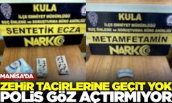 Manisa'da polis zehir tacirlerine göz açtırmıyor