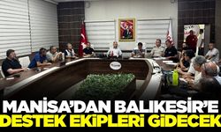 Manisa'dan Balıkesir'e destek gidiyor