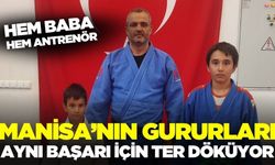 Manisalı aile aynı tatamide olmanın gururunu yaşıyor!