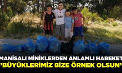 Manisalı miniklerden örnek davranış!