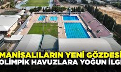 Manisalılar Serinlemek İçin Olimpik Havuzlara Akın Etti