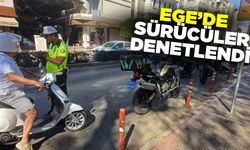 Ege'de motosiklet denetimi!