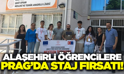 Alaşehirli öğrenciler Prag yolcusu!