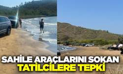 Tatilcilerin sahile araçlarını sokması vatandaşları isyan ettirdi!