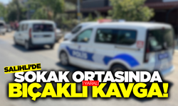 Salihli'de bıçaklı kavga: 1 yaralı