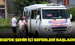 Ege'de şehir içi seferleri başladı