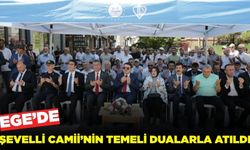 Şevelli Camii’nin temeli dualarla atıldı