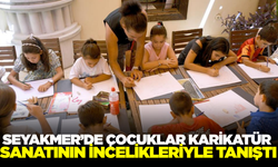 Çocuklar karikatür sanatıyla buluştu