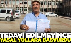 Hakkını hastanede değil, mahkemede arıyor