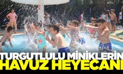 Turgutlu’da miniklerin havuzla ilk buluşması