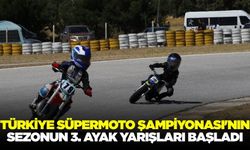 Ege'de Süpermoto Şampiyonası'nın 3. Ayak Yarışları heyecanı