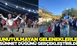 Sünnet düğününde gelenekler unutulmadı