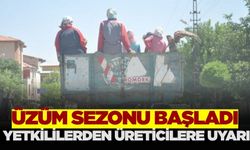 Üzüm sezonu başladı, yetkililerden sürücülere uyarı