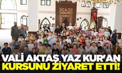 Vali Aktaş öğrencileri unutmadı!