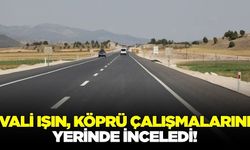 Vali Işın, Hisarcık-Emet köprüsünde incelemelerde bulundu