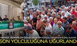 Manisa Berberler ve Kuaförler Odası Denetim Kurulu Başkanı İlyas Alkan'a veda