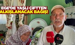 Egeli çiftten örnek davranış!