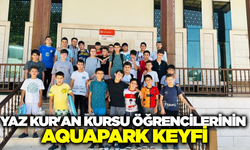 Kur'an Kursu öğrencileri Gediz Aquapark'ta eğlendi