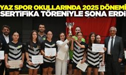 Manisa'da 2025 dönemi yaz spor okullarında sertifika töreniyle sona erdi