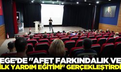 İzmir'de vatandaşlara afet farkındalık eğitimi!