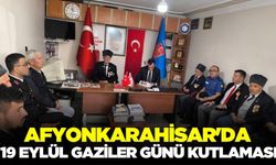 Şuhut'ta 19 Eylül Gaziler Günü coşkusu